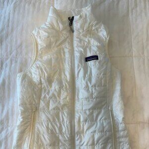 *Patagonia* Nano Puff Insulated Vest - Like New- XS- White